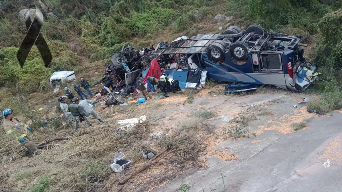 Grave acidente envolvendo ônibus e um caminhão tira a vida de 24 pessoas