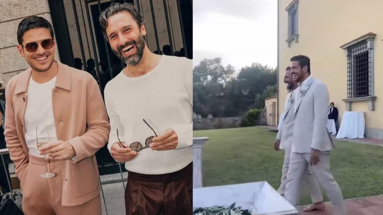 Marco Pigossi se casa com cineasta em cerimônia discreta na Itália